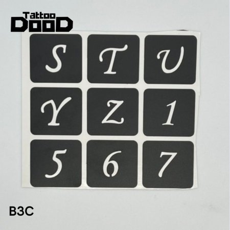 ستيكر تاتو مؤقت B3C