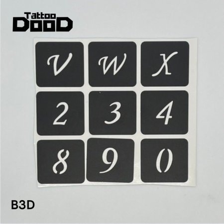 ستيكر تاتو مؤقت B3D