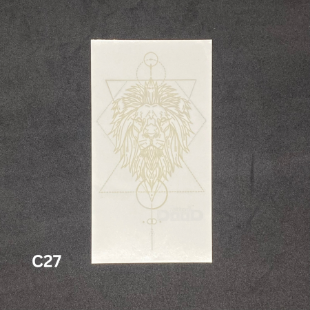 اسد هندسي حجم صغير C27