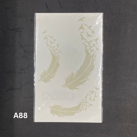 ريشة مع طيور A88